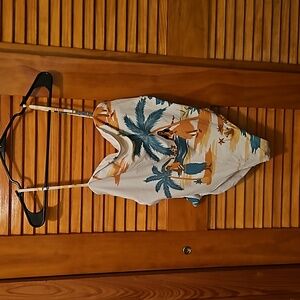 Roxy Polynesian Print One Piece, L